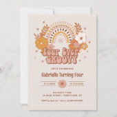 フォーエバーグルーヴィー誕生日招待状 招待状 (正面)