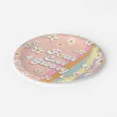 フォーエバーグルーヴィー4番目の誕生日パーティープレート ペーパープレート (アングル)