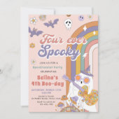 フォーエバーグ不気味ロヴィハロウィーン幽霊誕生日 招待状 (正面)