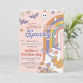 フォーエバーグ不気味ロヴィハロウィーン幽霊誕生日 招待状 (スタンド正面)