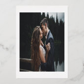 フォーエバーサンクフルバラゴールドフォイルサンキューカード 箔招待状 (裏面)