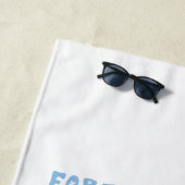 フォーエバーサンセットレトロ ビーチタオル (インサイチュ)