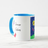 フォーエバーシスターズ常フォークアート マグカップ (正面左)