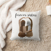 フォーエバーシスターパーソナライズされたヒジャビギフト クッション (ブランケット)
