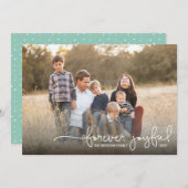 フォーエバーシンプルジョイホリデーフォトカード シーズンカード (正面/裏面)