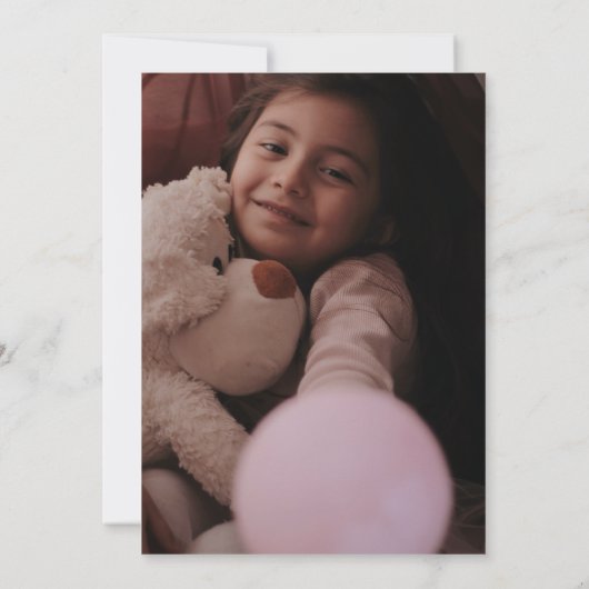 フォーエバースイートガール4thユニコーンスイーツ誕生日 招待状 (裏面)