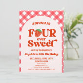 フォーエバースウィートストロベリー4th誕生日パーティー 招待状 (スタンド正面)
