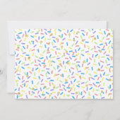 フォーエバースウィートドナツガールズ4th誕生日招待状 招待状 (裏面)