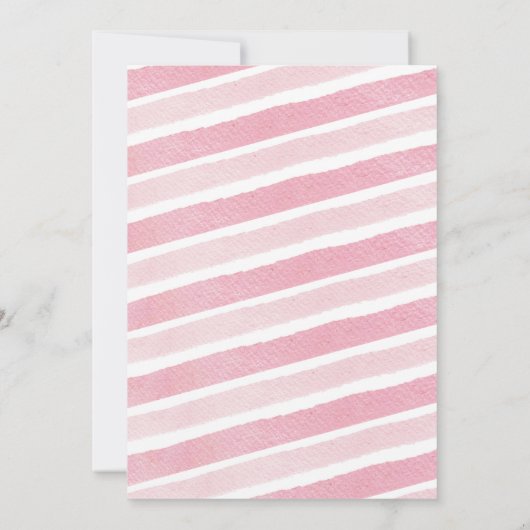 フォーエバースウィートピンクアイスクリーム第4誕生日 招待状 (裏面)