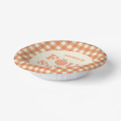 フォーエバースウィートピーチフルーツ4th誕生日パーティー ペーパーボウル (傾斜あり)