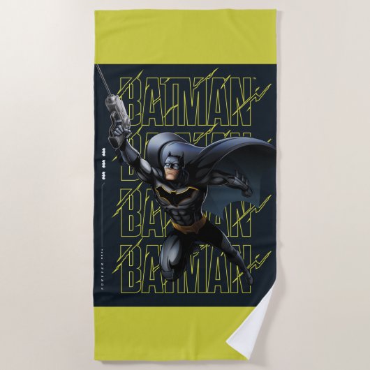 フォーエバーズバットマングラッピングフック ビーチタオル (正面)