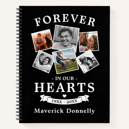 フォーエバーハートメモリアルゲストブック ノートブック (正面)