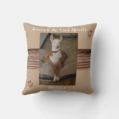 フォーエバーハートメモリアルペットピロー悔やみや弔慰カスタム クッション (裏面)