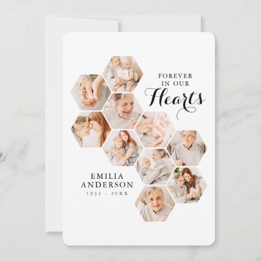 フォーエバーハートモダンメモリアル10枚フォトカード (正面)