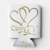 フォーエバーハート金ゴールドオンホワイト 缶クーラー (裏面)