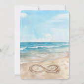 フォーエバーバイザシービーチ結婚式招待状 招待状 (裏面)