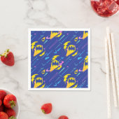 フォーエバーバットマンこうもり信号パターン スタンダードカクテルナプキン (インサイチュ)