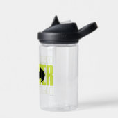 フォーエバーバットマンタイポグラフィシンボルグラフィック ウォーターボトル (左面)