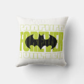 フォーエバーバットマンタイポグラフィシンボルグラフィック クッション (裏面)