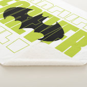 フォーエバーバットマンタイポグラフィシンボルグラフィック シェルパブランケット (3/4)