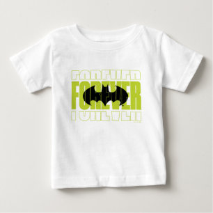 フォーエバーバットマンタイポグラフィシンボルグラフィック ベビーTシャツ