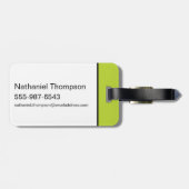 フォーエバーバットマンタイポグラフィシンボルグラフィック ラゲッジタグ (裏面横)