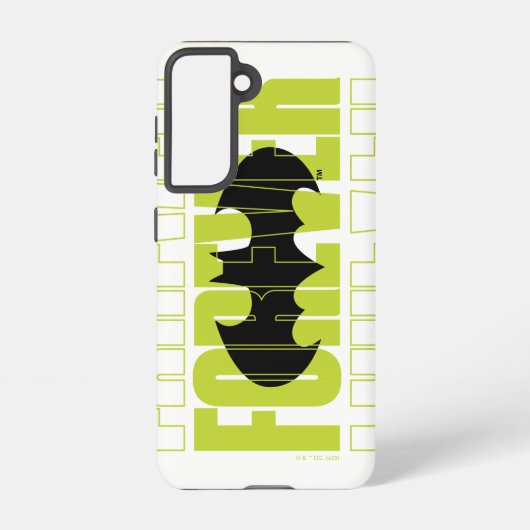 フォーエバーバットマンタイポグラフィシンボルグラフィック SAMSUNG GALAXYケース (裏面)