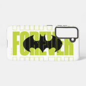 フォーエバーバットマンタイポグラフィシンボルグラフィック SAMSUNG GALAXYケース (裏面横)