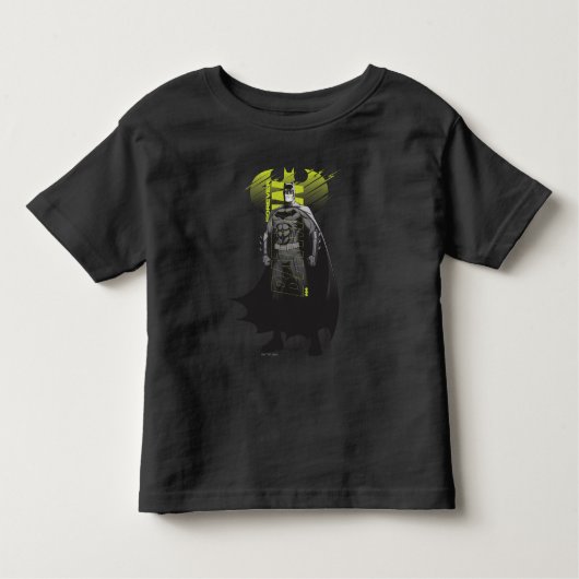 フォーエバーバットマンパワーアップキャラクターアート トドラーTシャツ (正面)
