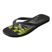 フォーエバーバットマンパワーアップキャラクターアート ビーチサンダル (アングル)