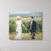 フォーエバーパーソナライズされたスタートキャンバスプリント キャンバスプリント (正面)