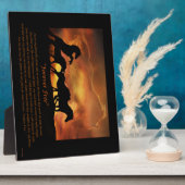 フォーエバーフリーホースメモリアル フォトプラーク (側面)