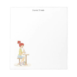 フォーエバーフレンズソーダガール ノートパッド