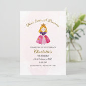 フォーエバープリンセス第四誕生日 招待状 (スタンド正面)