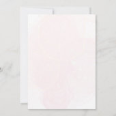 フォーエバープリンセス第四誕生日 招待状 (裏面)