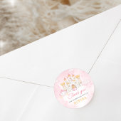 フォーエバープリンセス誕生会 ラウンドシール