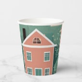 フォーエバーホームパステルハート養子縁組フォスターシャワー 紙コップ (正面)