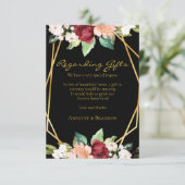 フォーエバーホームファンブラック金ゴールド幾何学フローラ エンクロージャーカード (スタンド正面)