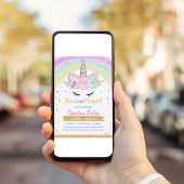 フォーエバーマジカルガールズ4thユニコーン誕生日 招待状