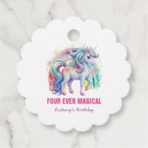 フォーエバーマジカルパステルユニコーンフォー誕生日