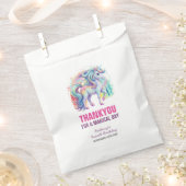 フォーエバーマジカルパステルユニコーンフォー誕生日 フェイバーバッグ (クリップ留めされた状態)