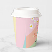 フォーエバーマジカルフォー誕生日デイジー 紙コップ (右)