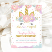 フォーエバーマジカルユニコーン誕生日 招待状