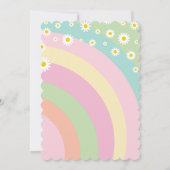 フォーエバーマジカルレトロユニコーンレインボー 招待状 (裏面)