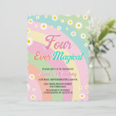 フォーエバーマジカルレトロユニコーンレインボー 招待状 (スタンド正面)