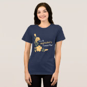 フォーエバーママ養母に正式にアップグレード トライブレンドTシャツ (正面全面)