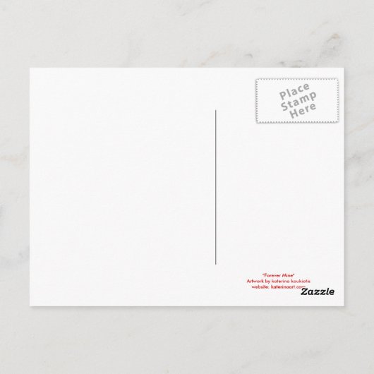 フォーエバーミンプリンセスハートロケット葉書 ポストカード (裏面)