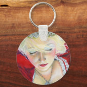 フォーエバーミンプリンセスハートロックケットキーチェーン キーホルダー (正面)