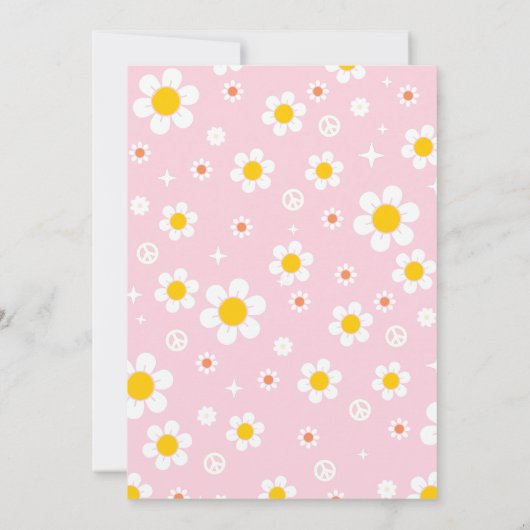 フォーエバーヤンググルービーデイジーレインボー4th誕生日 招待状 (裏面)