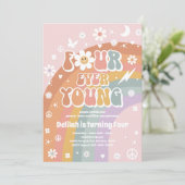 フォーエバーヤングヒッピー4th誕生日パーティー 招待状 (スタンド正面)